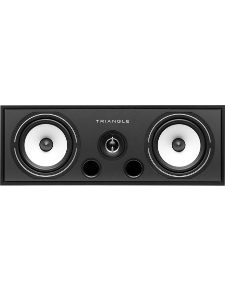Altavoz Central Triangle BRC2 - 2 Vías, 25mm Tweeter, Roble Negro