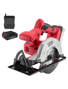 Sierra Circular Inalámbrica PowerSmart 20V 5-1/2" con Batería