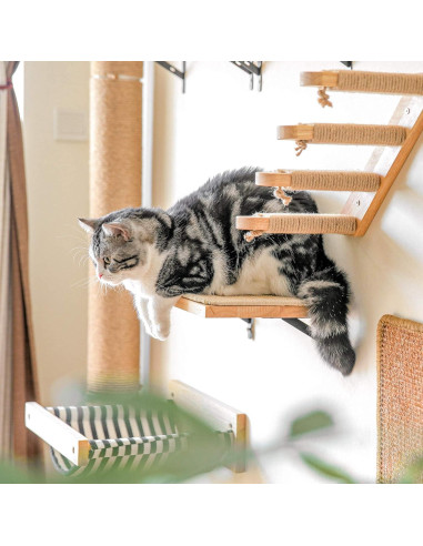 Estantería para Gatos FUKUMARU 40 x 25 cm Madera con Sisal