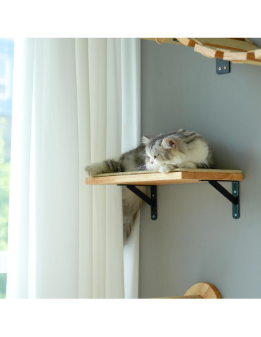 Estantería para Gatos FUKUMARU 40 x 25 cm Madera con Sisal