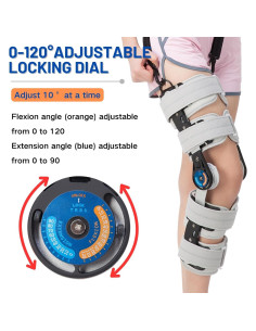 Férula de Rodilla ROM Mathgetin Ajustable para Recuperación 2