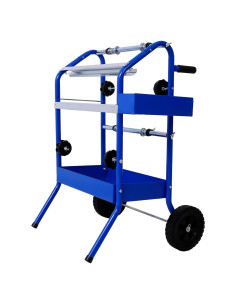 Dispensador de papel enmascarador AVGVLIJ 18" con bandejas azul