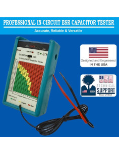 Probador de Capacitores ESR GME 236 Profesional en Circuito 2