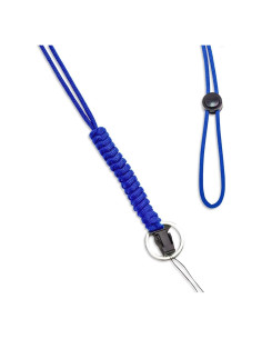 Collar Lanyard WALNEW Ajustable 63 cm Paracord con Carabiner