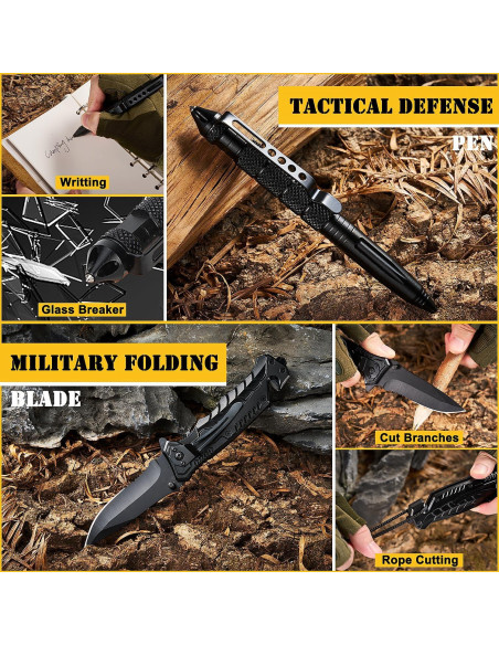 Kit de Supervivencia YEWODE 45L con Primeros Auxilios