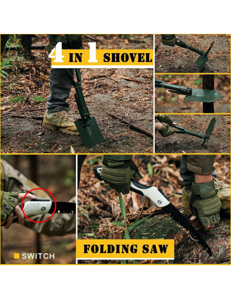 Kit de Supervivencia YEWODE 45L con Primeros Auxilios