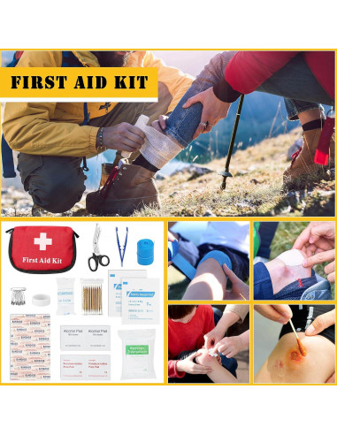 Kit de Supervivencia YEWODE 45L con Primeros Auxilios