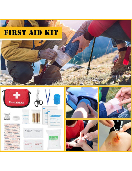Kit de Supervivencia YEWODE 45L con Primeros Auxilios