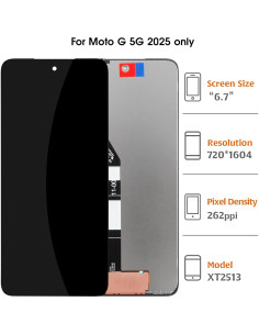 Reemplazo Pantalla LCD Original Motorola Moto G 5G 2025 6.7" 2