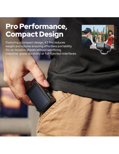 Disparador Inalámbrico TTL Godox X3 Pro S para Cámara Sony