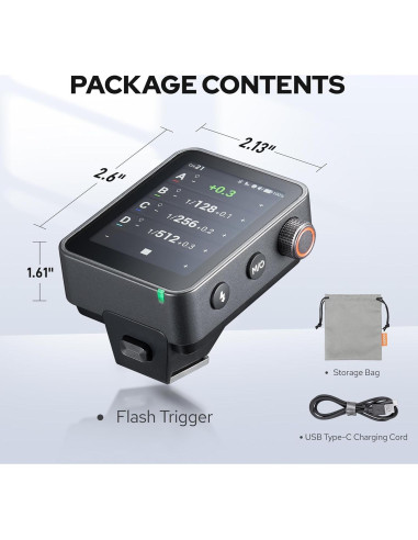 Disparador Inalámbrico TTL Godox X3 Pro S para Cámara Sony