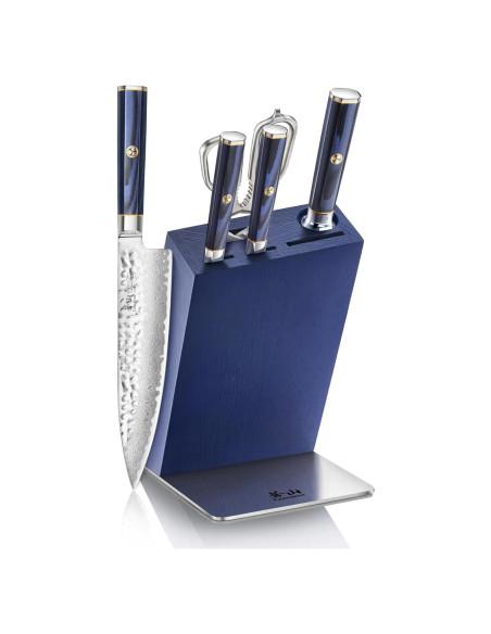 Conjunto de Cuchillos Cangshan KITA 6 Piezas Acero Damasco