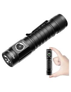 Linterna Recargable PIOOCAN S10Pro 2500 Lúmenes Táctica