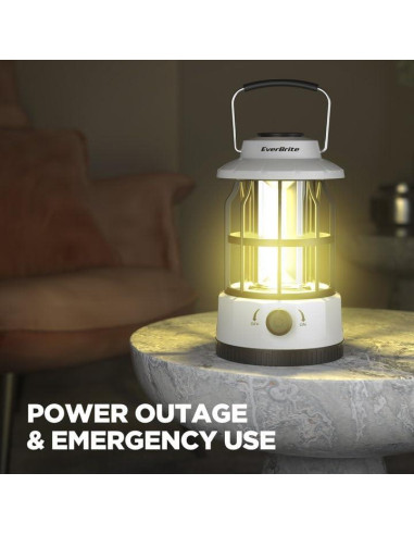 Linterna de Camping LED EverBrite, Recargable USB C, 250 Lúmenes