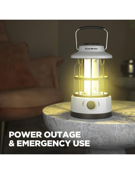 Linterna de Camping LED EverBrite, Recargable USB C, 250 Lúmenes