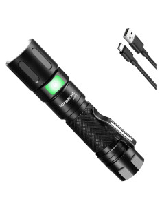 Linterna LED SuperFire X60 2300 Lúmenes Recargable Zoomable