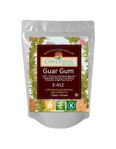 Goma Guar Orgánica Cape Crystal 56.7g - Vegana y Sin Gluten