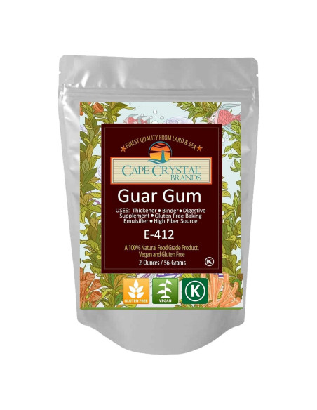 Goma Guar Orgánica Cape Crystal 56.7g - Vegana y Sin Gluten