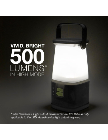 Lámpara de Camping LED Energizer 360 Pro, 500 Lúmenes