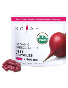 Cápsulas de Remolacha Orgánica KOYAH - 500 mg Liofilizada
