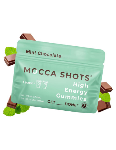 Gummies Energéticas SGC 100mg Cafeína Menta Chocolate 12-Pack