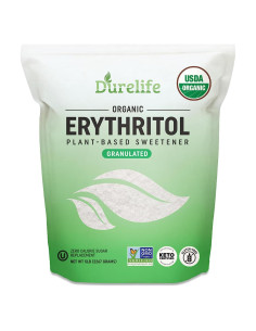 Edulcorante Eritritol Orgánico Durelife 2267g Sin Calorías