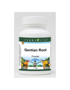 Polvo de Raíz de Genciana TerraVita 28.35 g Sin Rellenos