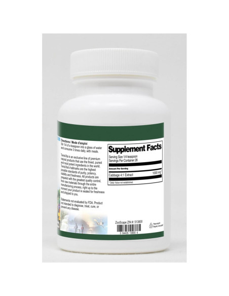 Extracto en polvo de repollo TerraVita 28.35 g 4:1