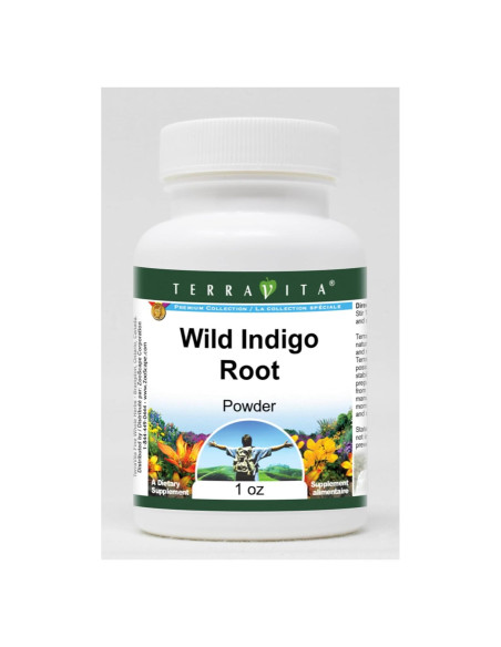 Polvo de Raíz de Indigo Salvaje TerraVita 28 g Sin Rellenos