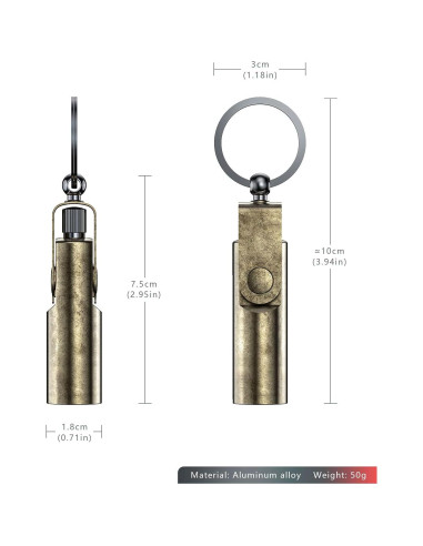 Encendedor VVAY Permanente Bronce a Prueba de Agua