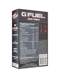 G Fuel Polvo Energético PewDiePie Sabor Lingonberry 6 Stick 2