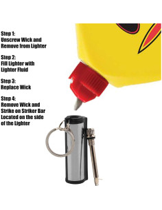 Encendedor Permanente Tag-Z - Acero Inoxidable y ABS 2