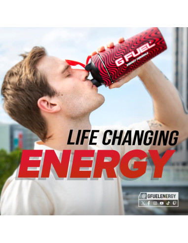 G Fuel Polvo Energético PewDiePie Sabor Lingonberry 6 Stick