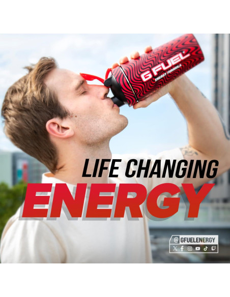 G Fuel Polvo Energético PewDiePie Sabor Lingonberry 6 Stick