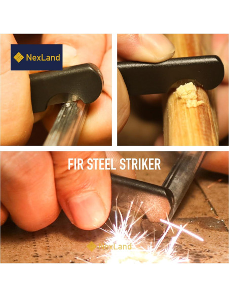 Kit Encendedor de Varilla de Ferro NexLand F850 para Camping