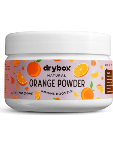 Polvo de Naranja Orgánico Drybox 200g - Sin Azúcar Añadido