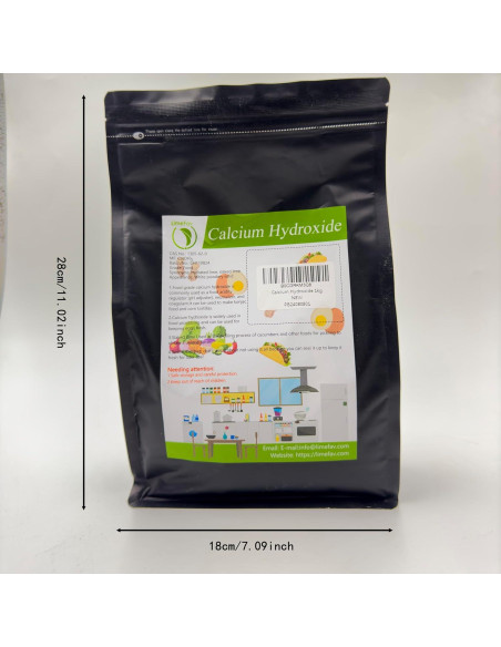 Hidróxido de Calcio Grado Alimenticio LimeFav 1kg Regulador pH