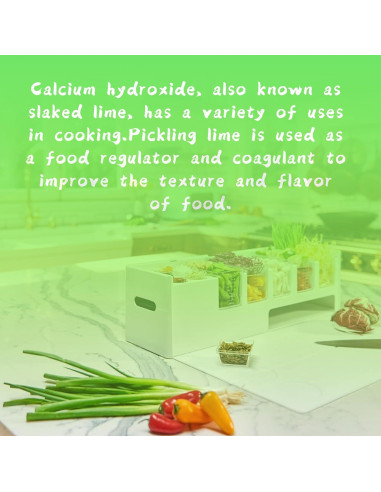 Hidróxido de Calcio Grado Alimenticio LimeFav 1kg Regulador pH
