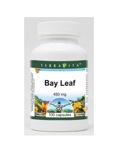 Cápsulas de Hoja de Laurel 450 mg TerraVita - 100 Unidades 2