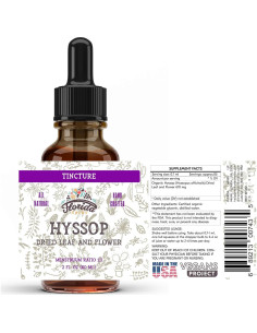 Tintura de Hisopo Orgánica Florida Herbs 120 ml Suplemento Herbal 2