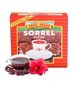Té de Sorrel y Hibisco Marca Angel - 20 Bolsas 100% Naturales