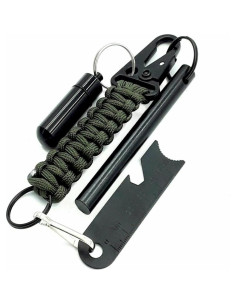 Encendedor de Fuego AYIN Táctico Ferrocerio 0.95 cm Paracord 2