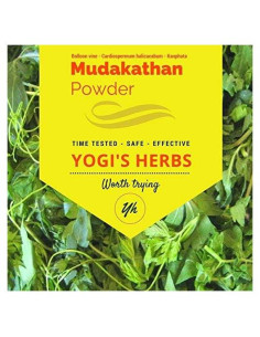 Polvo de Mudakathan YOGIS HERBS 450 g - Cardiospermum Halicacabum