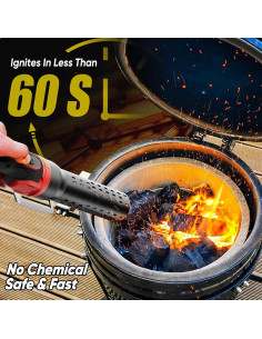 Encendedor Eléctrico SHALL 1500W con Soplador de Aire 2