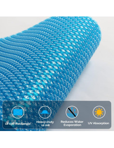 Cubierta Solar para Piscina VINGLI 5.49m x 10.97m Azul 2