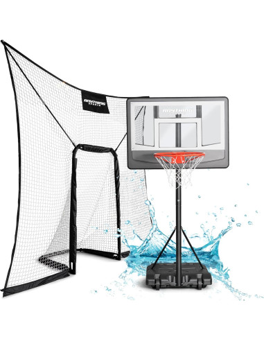 Meta de Baloncesto para Piscina ANYTHING SPORTS BAS1 Ajustable