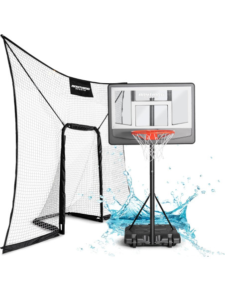 Meta de Baloncesto para Piscina ANYTHING SPORTS BAS1 Ajustable
