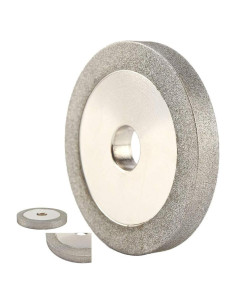 Rueda de Afilar de Diamante Plana Baiwen 78mm Grano 150