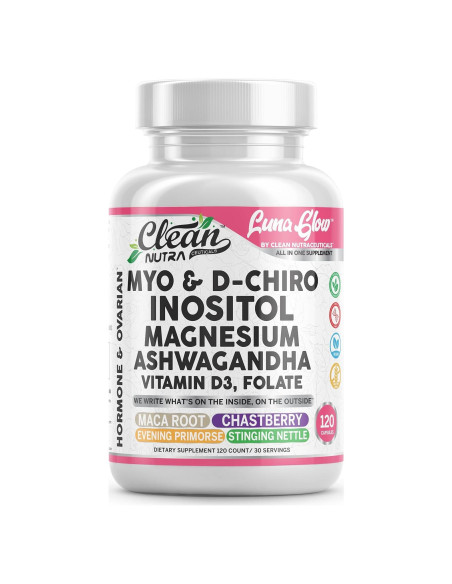 Luna Glow Cápsulas de Soporte Hormonal 120 Unidades Clean Nutra