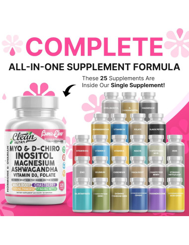 Luna Glow Cápsulas de Soporte Hormonal 120 Unidades Clean Nutra